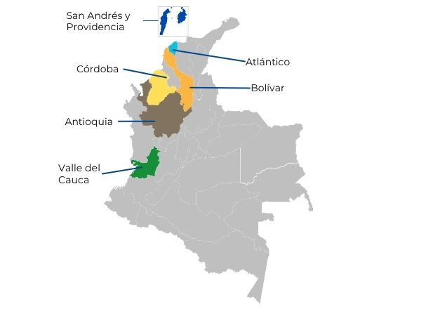 Evaluación impacto ambiental infraestructura puertos Colombia